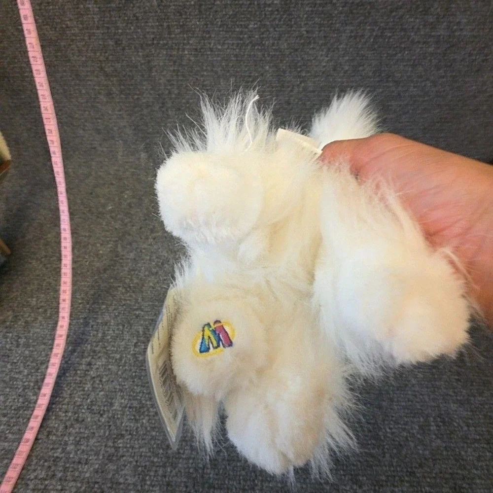 Webkinz GANZ Persian Cat Plush Small White Stuffed Animal Toy W/ Tag Code
